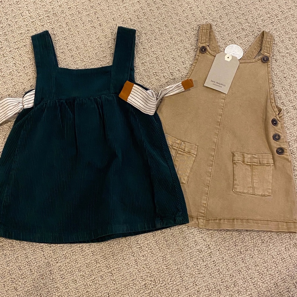 Girls Zara Pinafore Dresses